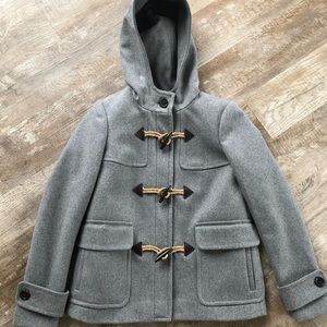 Wool toggle coat